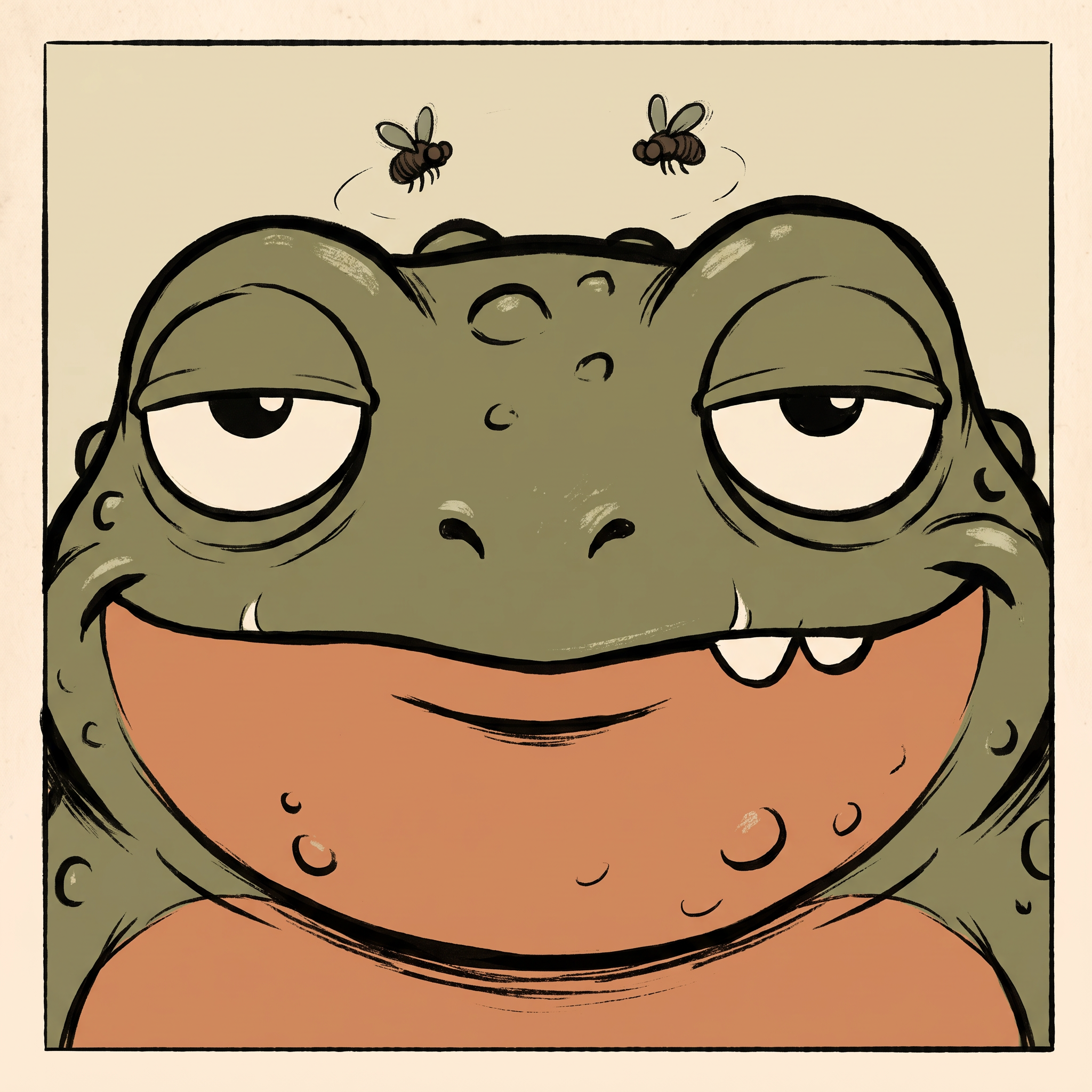 The Bloated One's face